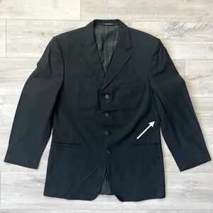 Men's Vintage Versace Classic Blazer (flawed) | Size 54R EU |Black